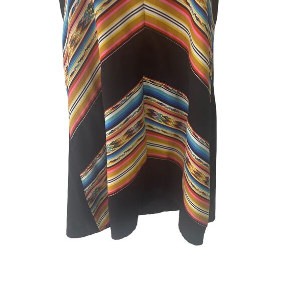 RIP CURL Size XS Aztec Racerback Black Top Festival Boho Summer Western - Picture 3 of 6